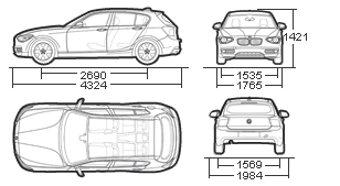 X1 габариты. БМВ 118 габариты. Габариты BMW 1 f20. BMW 1 Series габариты. Габариты BMW 118i
