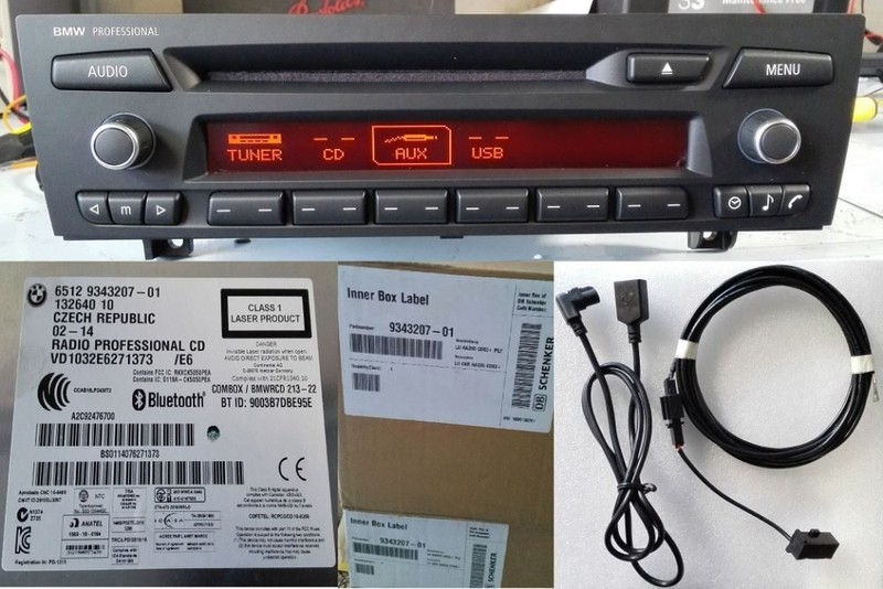 BMW Serie 3 E90/E91/E92/E93 Radio Professional upgrade