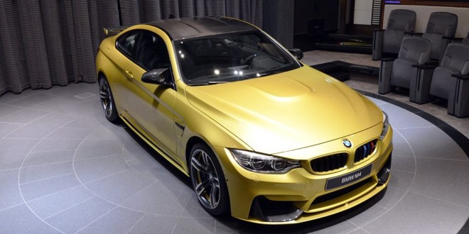 BMW M4 M Performance Parts Austin Yellow