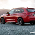 BMW X5M Melbourne Red on HRE P200 Wheels