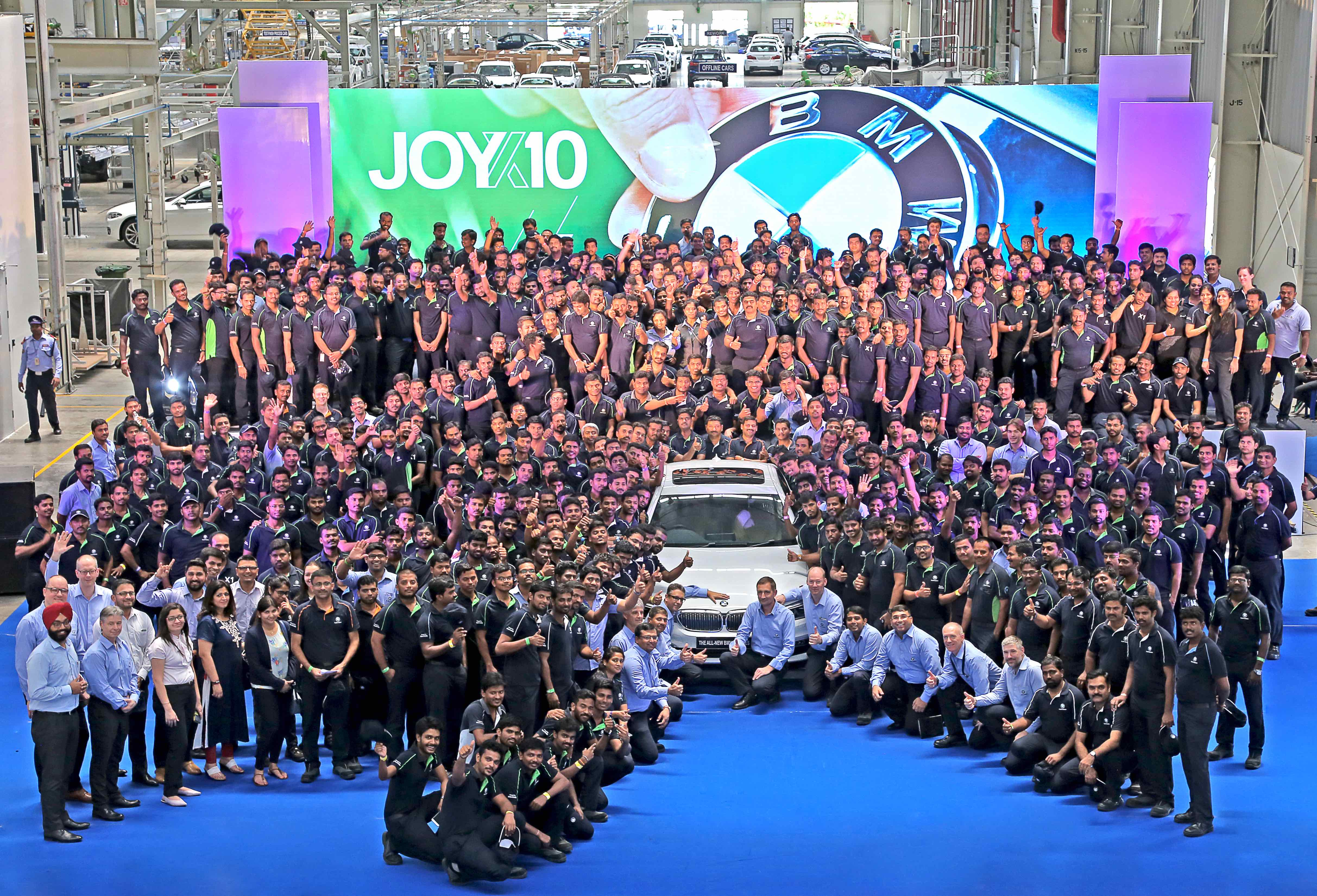 BMW India - BMW Group impianto di Chennai, India. Celebra i 10 anni di attività produttiva in India