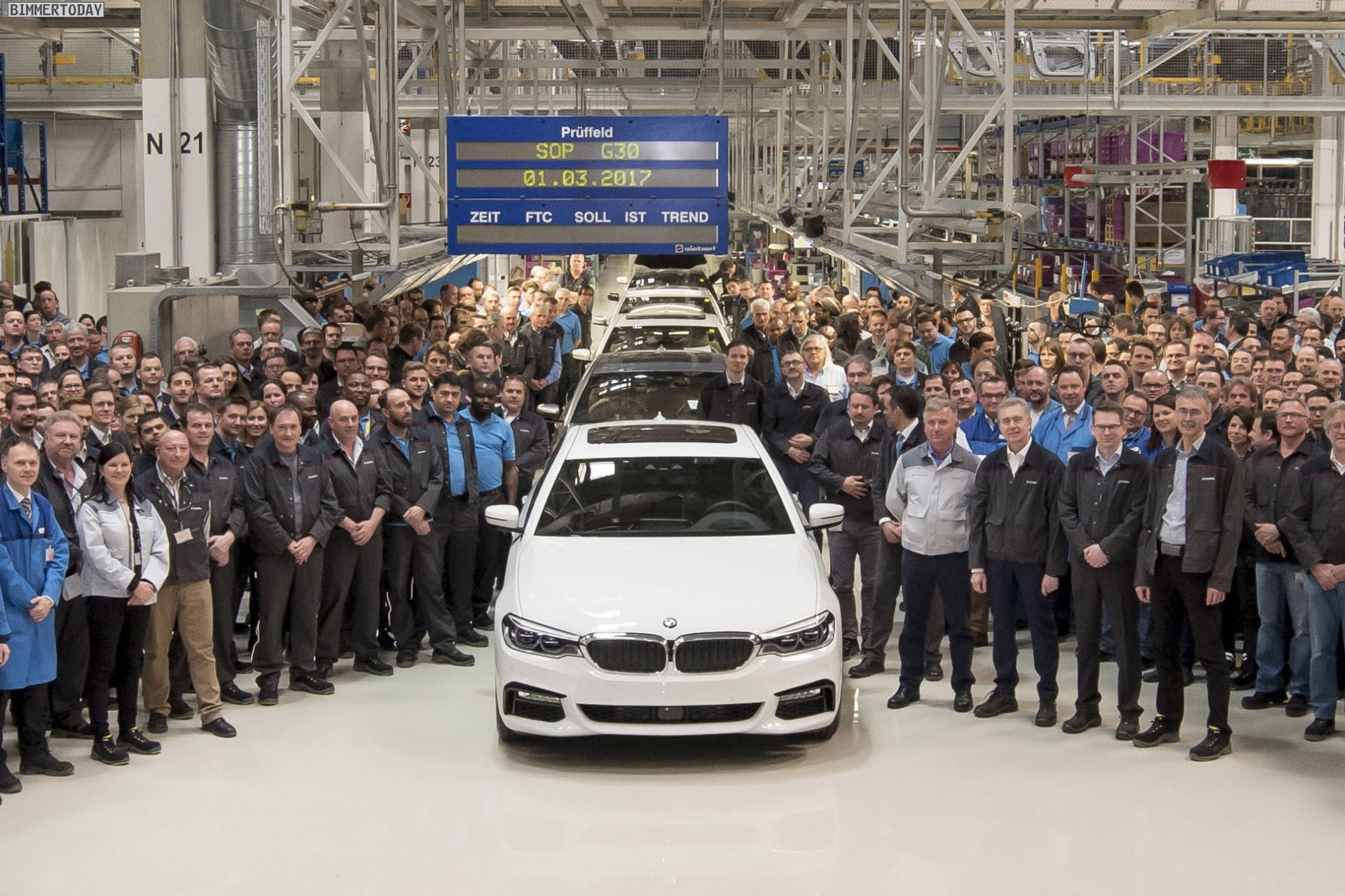 BMW Sere 5 G30 - Produzione Magna Steyr, Graz in Austria