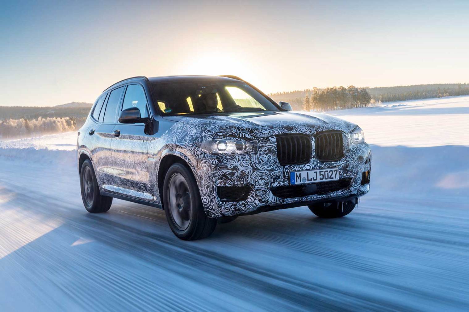 BMW X3 G01 Spy Winter Test