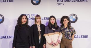 Shortlist Preis der Nationalgalerie - Iman Issa (nominated artist), Agnieszka Polska (nominated artist), Sol Calero (nominated artist), Jumana Manna (nominated artist) (f.l.t.r.) (03_2017)David von Becker