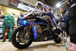 Le Mans 24H (FRA) - World Endurance Championship - 16th April 2017. Team TECMAS BMW - Riders M. Lussiana (FRA) - K. Foray (FRA) - C. Hedelin (FRA) #9 - BMW S1000RR.