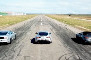 BMW Z4 vs Ford Mustang GT vs Toyota Supra!